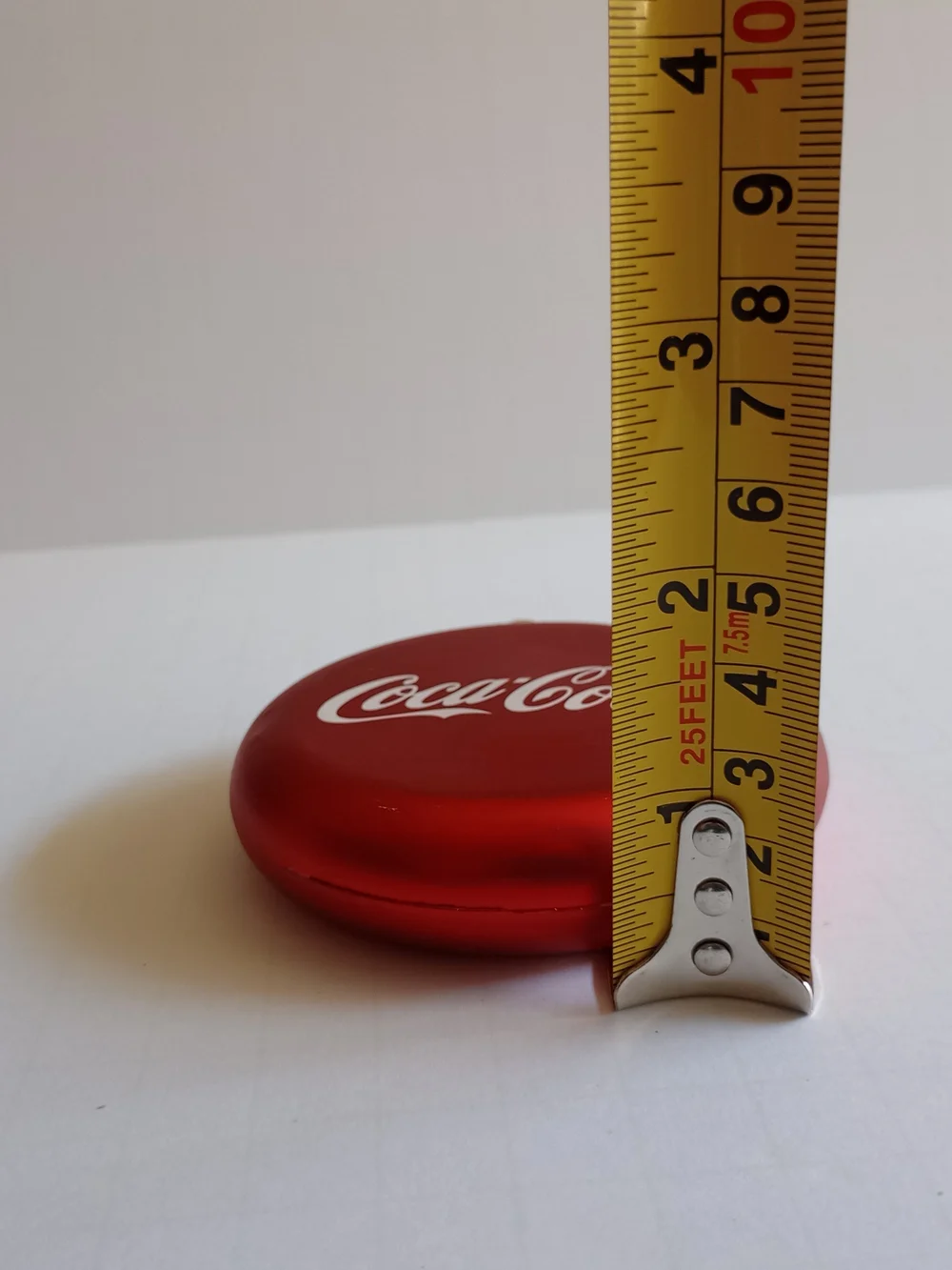 Coca Cola Disc Ornament With Classic Logo Christmas Holiday Coke
